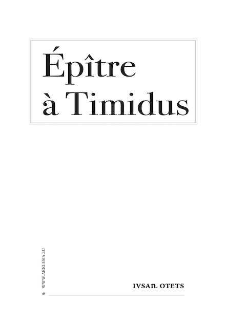 pdf akklésia Timidus